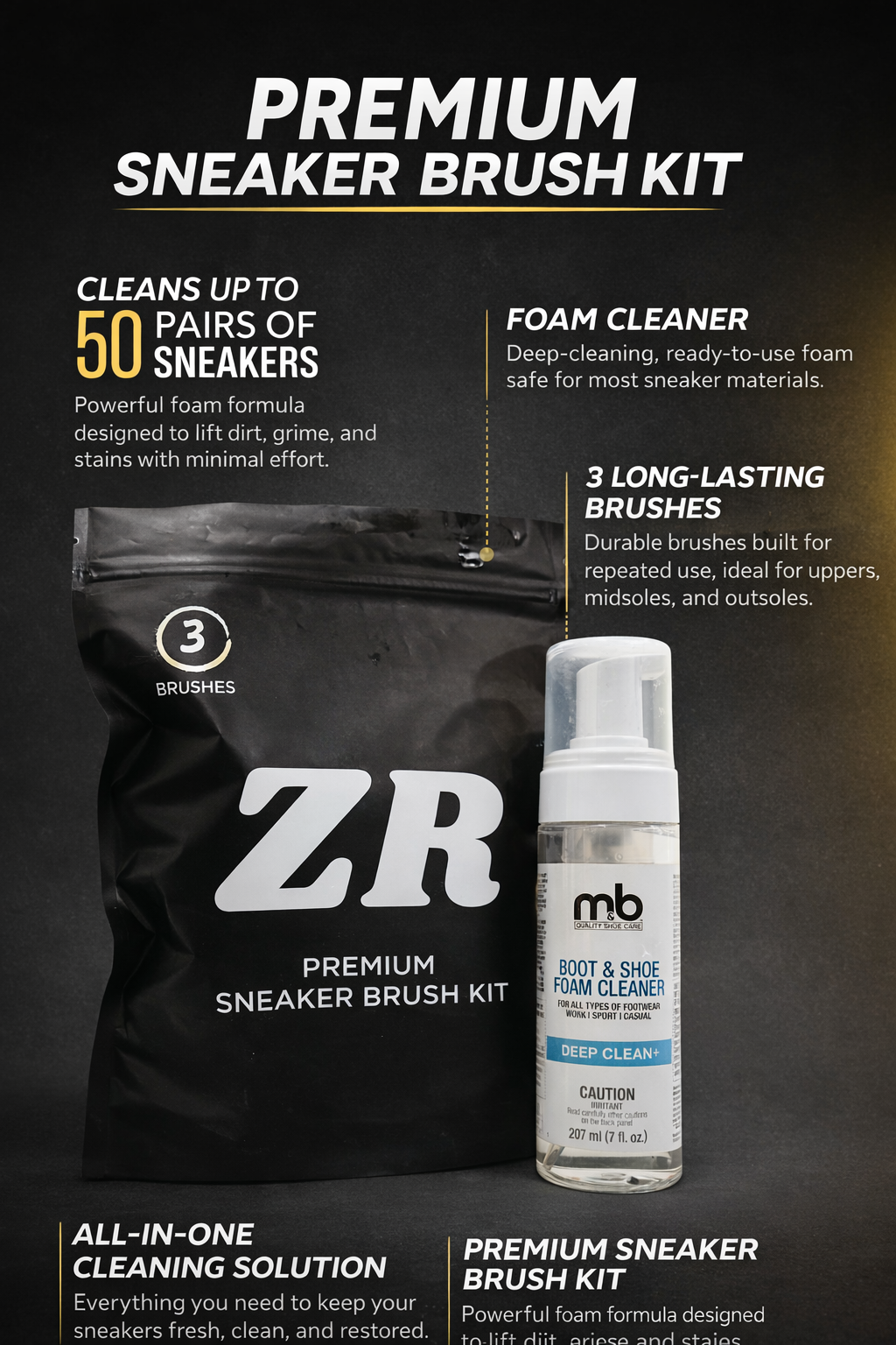 ZR x M&B SNEAKER CLEANING KIT